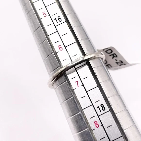 Size 6.5 Rare Orange Kyanite gemstones 925 Sterling Silver Ring - Picture 6 of 7